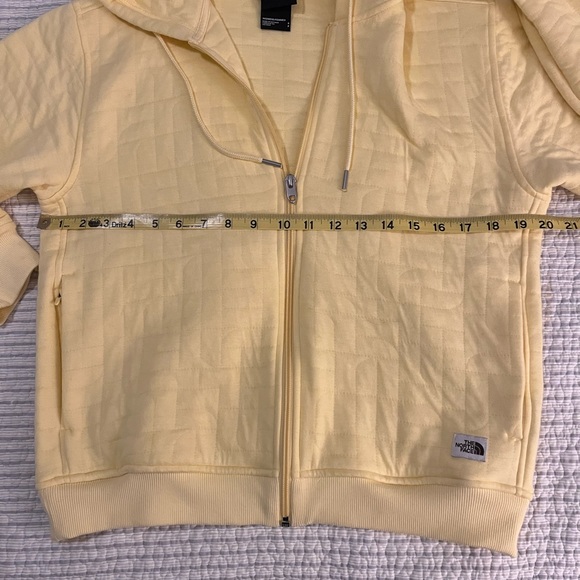 Women’s Small THE NORTH FACE QUILTED Full ZIP HOODIE with Pockets - Picture 13 of 13